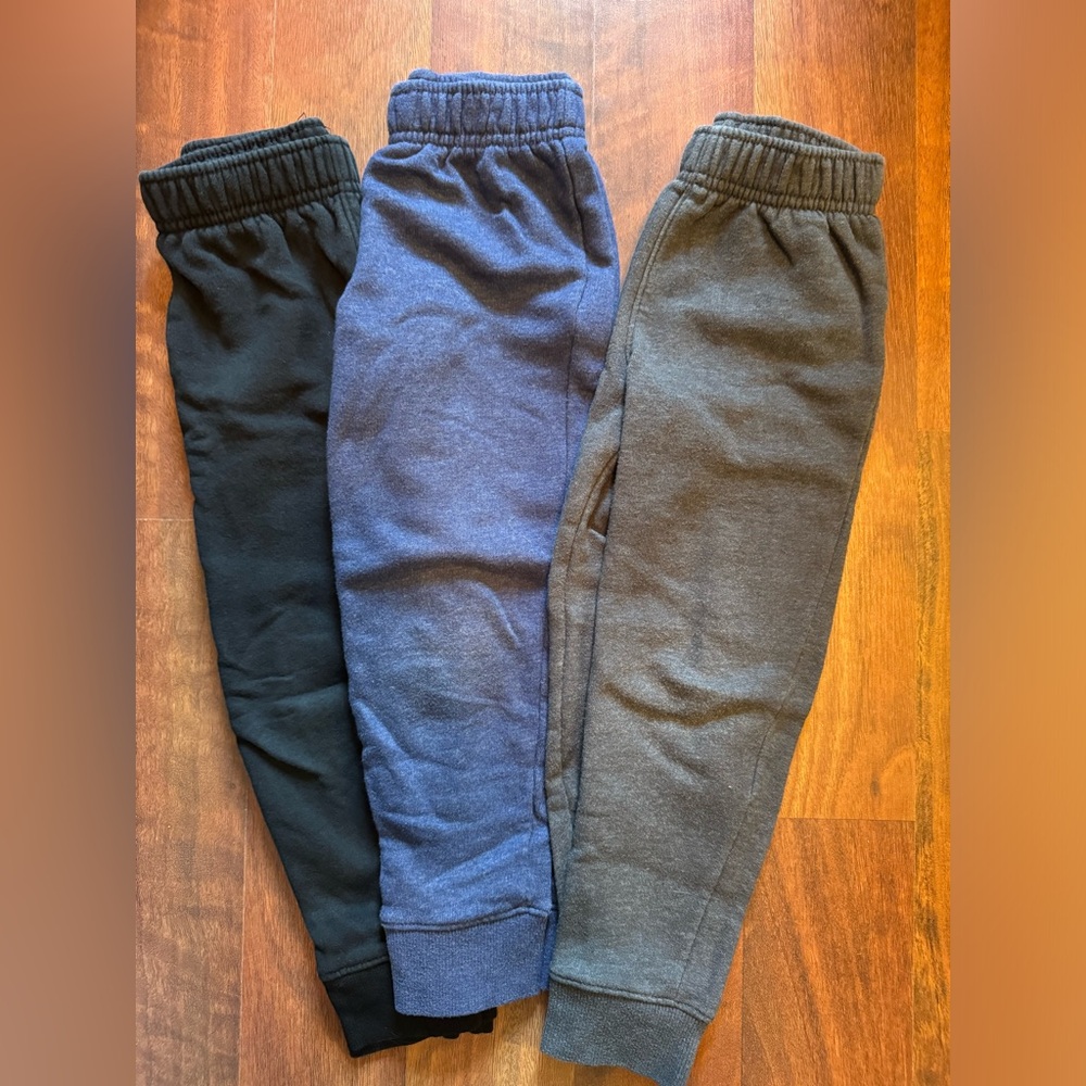 Set of 3 Cat & Jack Toddler Boys Sweatpants - Joggers - 4T